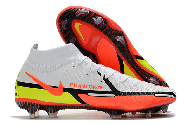 Chuteira Campo Nike Phantom GT2 Elite FG White - Cano Alto