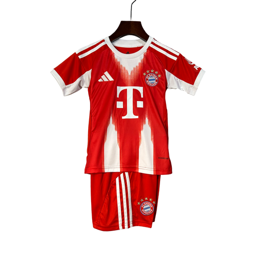 Conjunto Infantil Bayern de Munique Home 25/26 Adidas - Vermelha