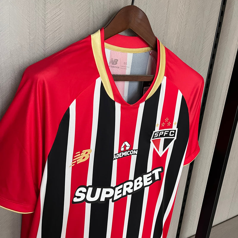Camisa São Paulo Away 25/26 Torcedor New Balance Masculina - Tricolor