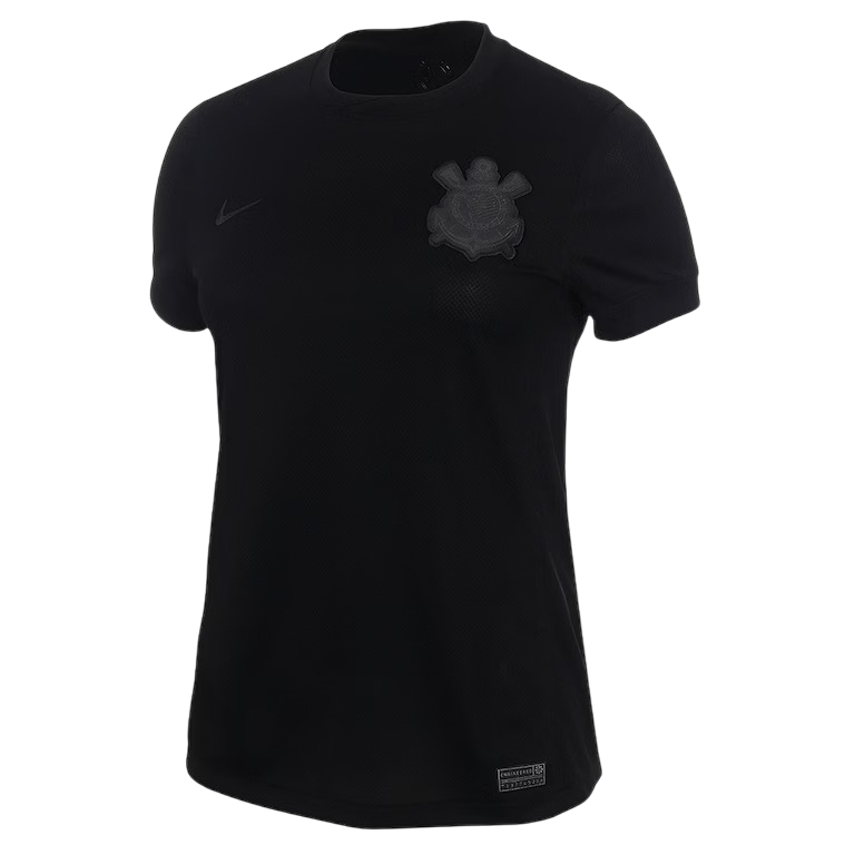 Camisa Corinthians Away 24/25 s/n° Torcedor Nike Feminina - Preta