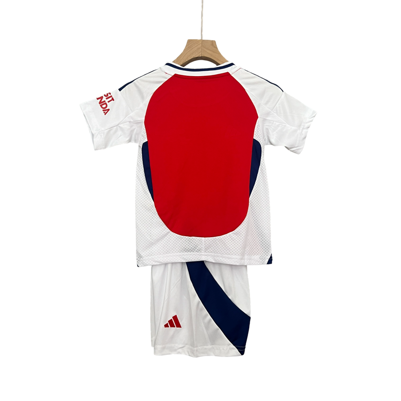 Conjunto Infantil Arsenal Home 24/25 Adidas - Vermelha