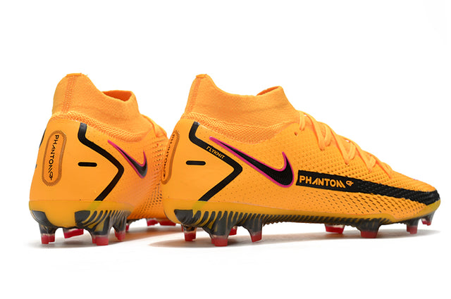 Chuteira Campo Nike Phantom GT Elite Dynamic Fit FG Orange - Cano Alto