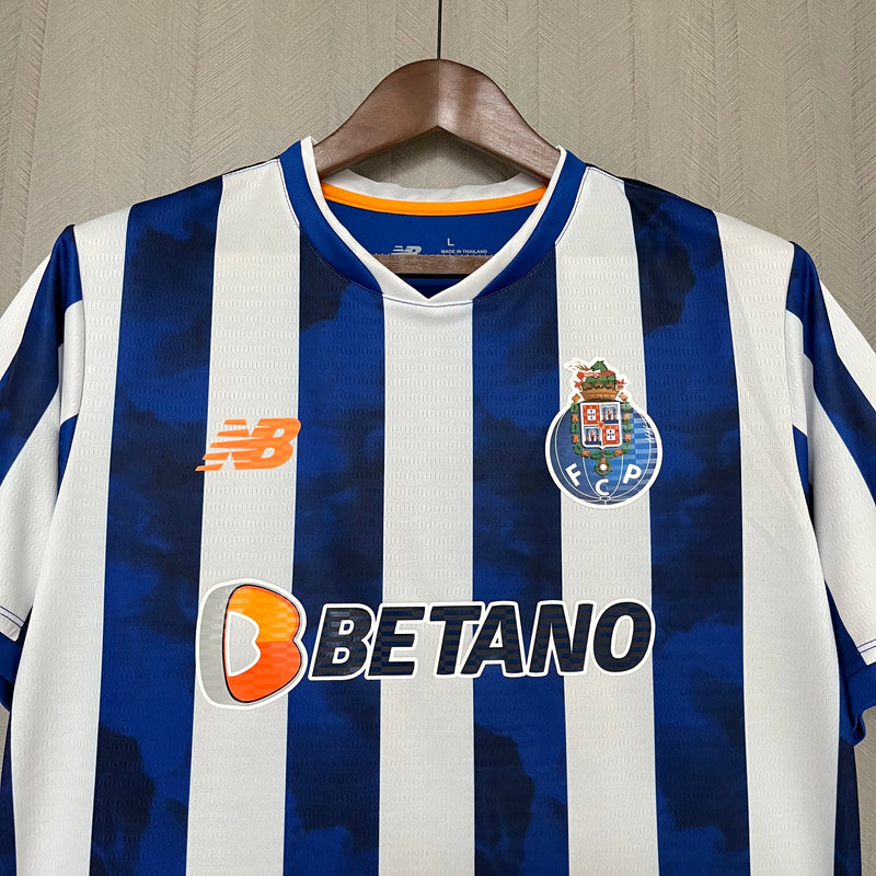 Camisa Porto Home 24/25 Torcedor New Balance Masculina - Azul