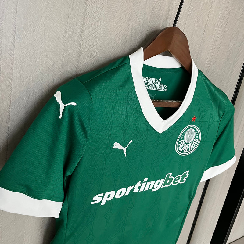 Camisa do Palmeiras Home 25/26 Torcedor Puma Feminina - Verde