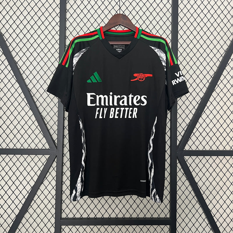 Camisa Arsenal Away 24/25 s/n° Torcedor Adidas Masculina - Preta