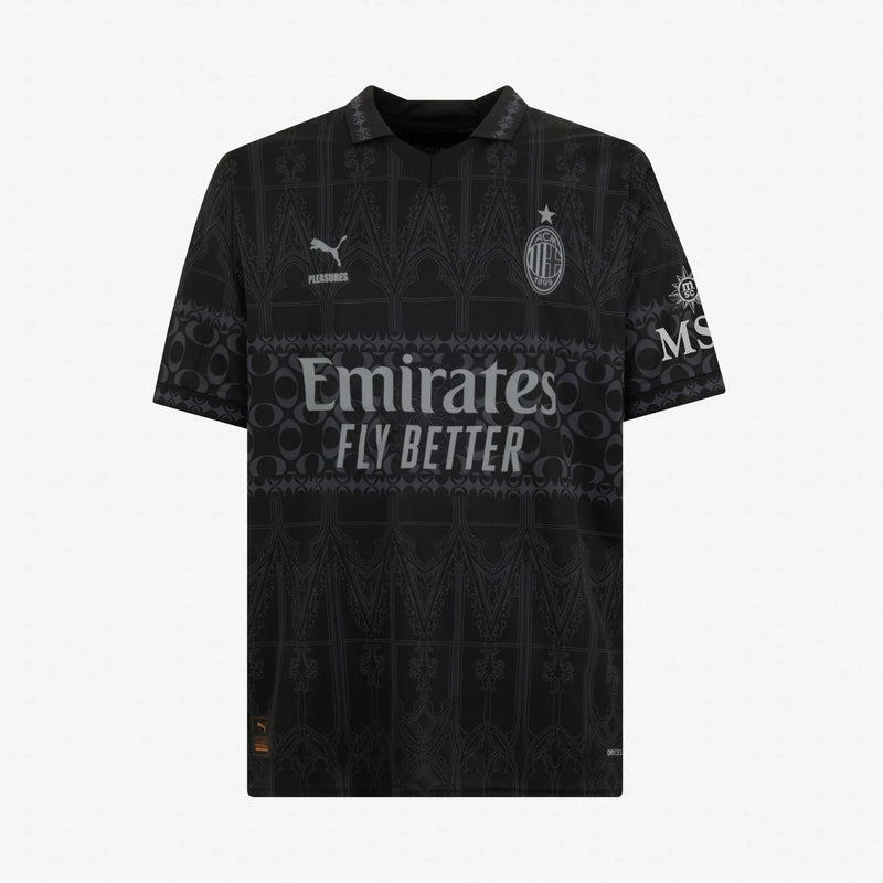 Camisa Milan X Pleasures IV 23/24 Puma - Preto