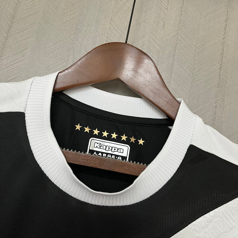 Camisa Vasco Home 24/25 s/n° Torcedor Kappa Masculina - Preta e Branca