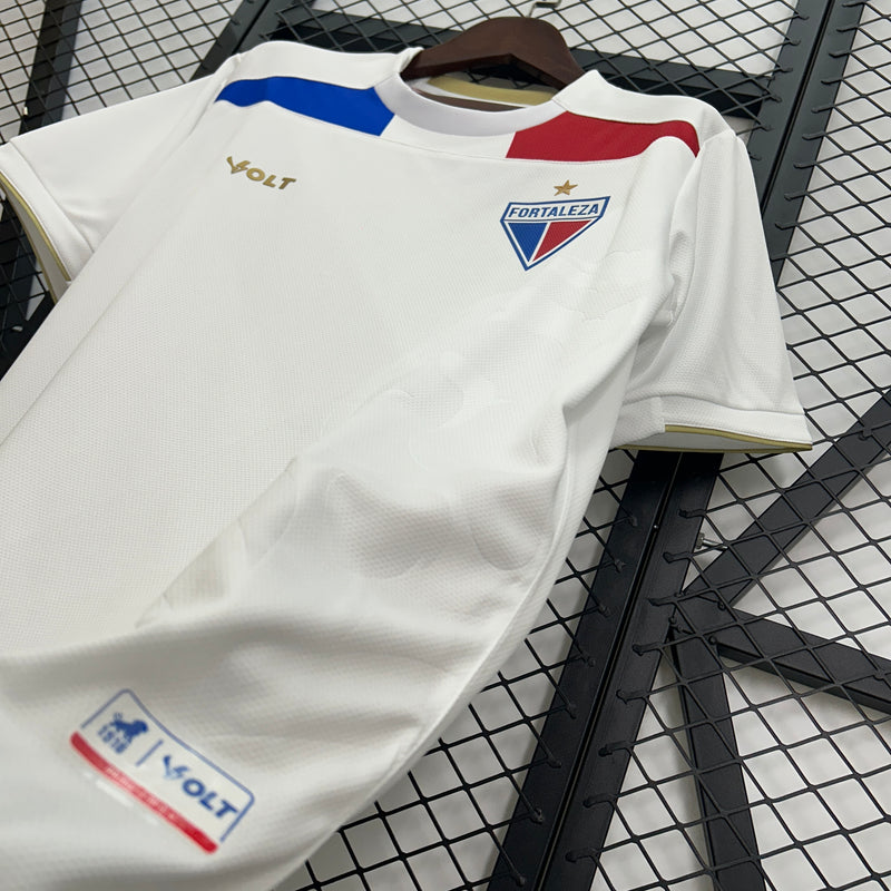 Camisa Fortaleza Away 25/26 Torcedor Volt Masculina - Branca