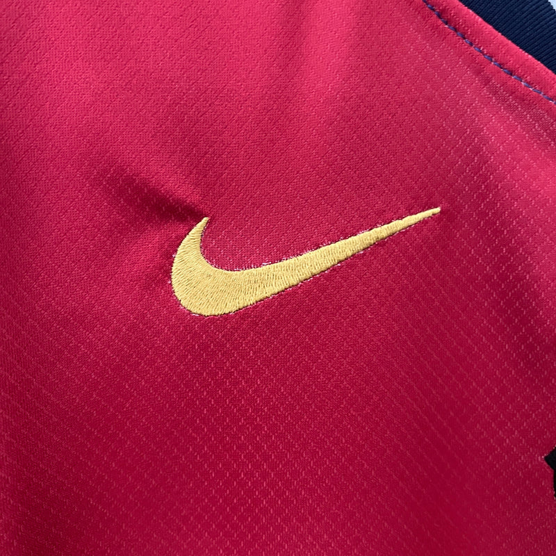 Camisa Barcelona Home 24/25 s/n° Torcedor Nike Feminina - Azul e Grená