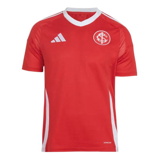 Camisa Internacional Home 25/26 Torcedor Adidas Masculina - Vermelha e Branca