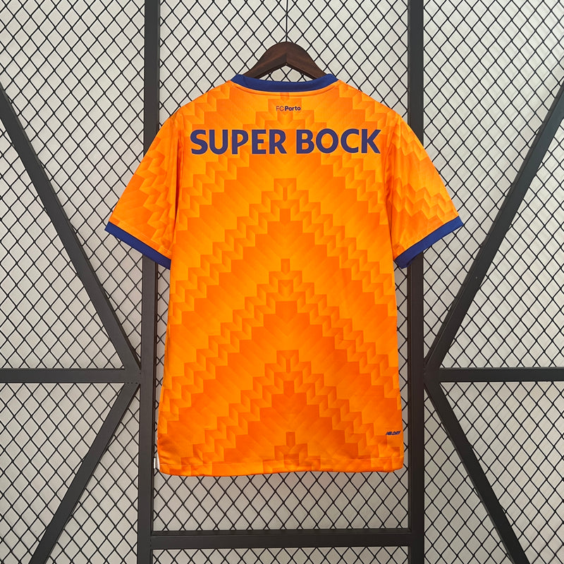 Camisa Porto Away 24/25 Torcedor New Balance Masculina - Laranja