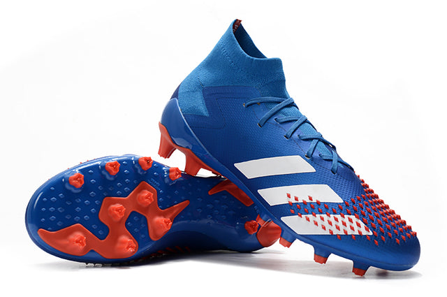 Chuteira Campo Adidas Predator Mutator + FG Blue - Cano Alto