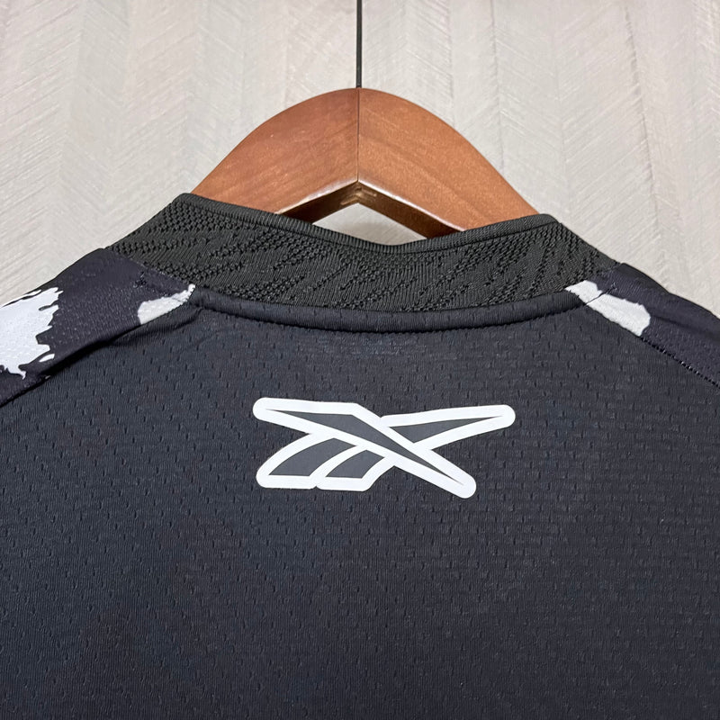 Camisa Botafogo Fourth 25/26 s/n° Torcedor Reebok Masculina - Branca e Preta (Cópia)