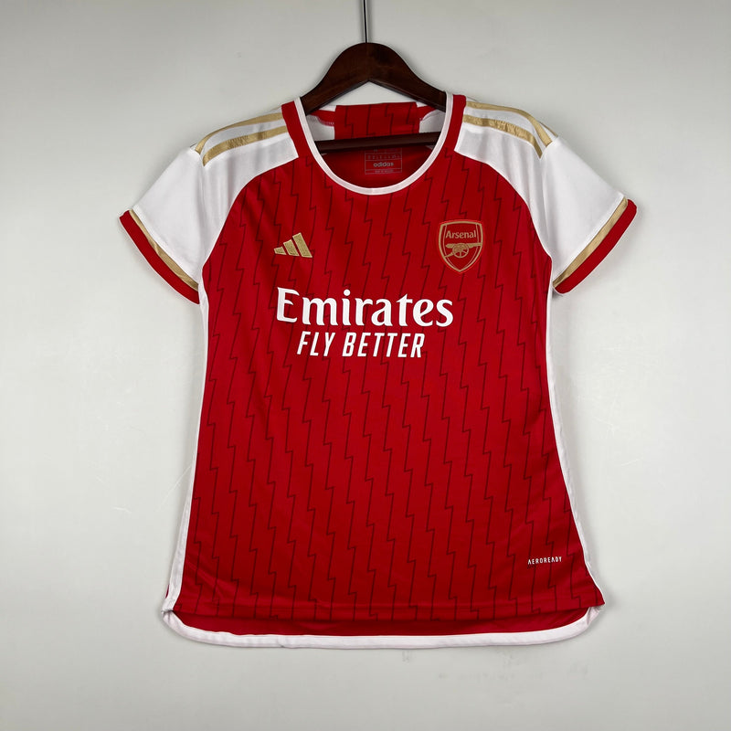 Camisa Arsenal Home 23/24 s/n° Torcedor Masculina - Vermelho