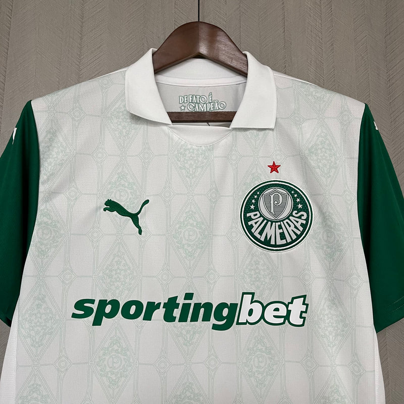 Camisa do Palmeiras Away 24/25 Torcedor Puma Masculina - Branca