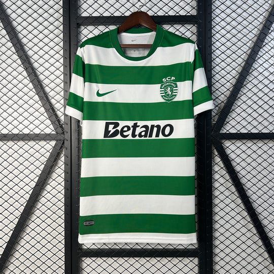 Camisa Sporting Home 25/26 Torcedor Nike Masculina - Verde e Branca