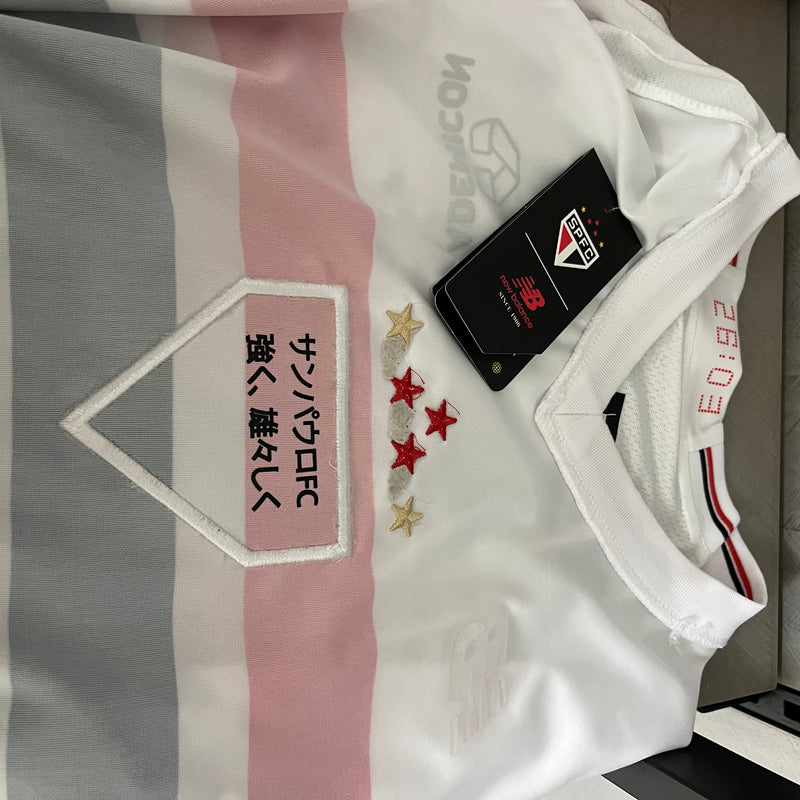 Camisa São Paulo Home 25/26 Torcedor New Balance Masculina - Branca