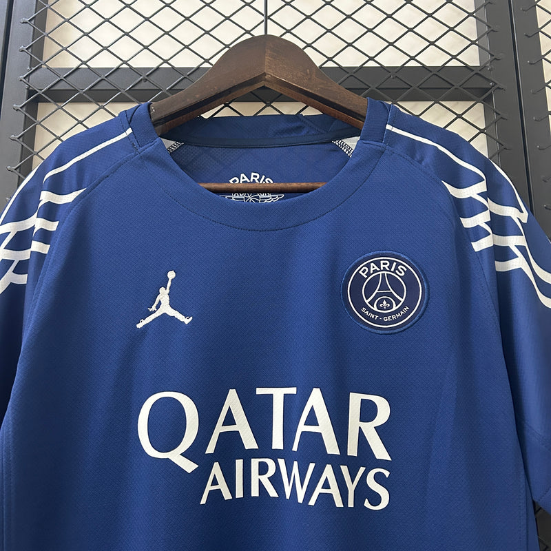 Camisa PSG Fourth 24/25 s/n° Torcedor Jordan Masculina - Azul