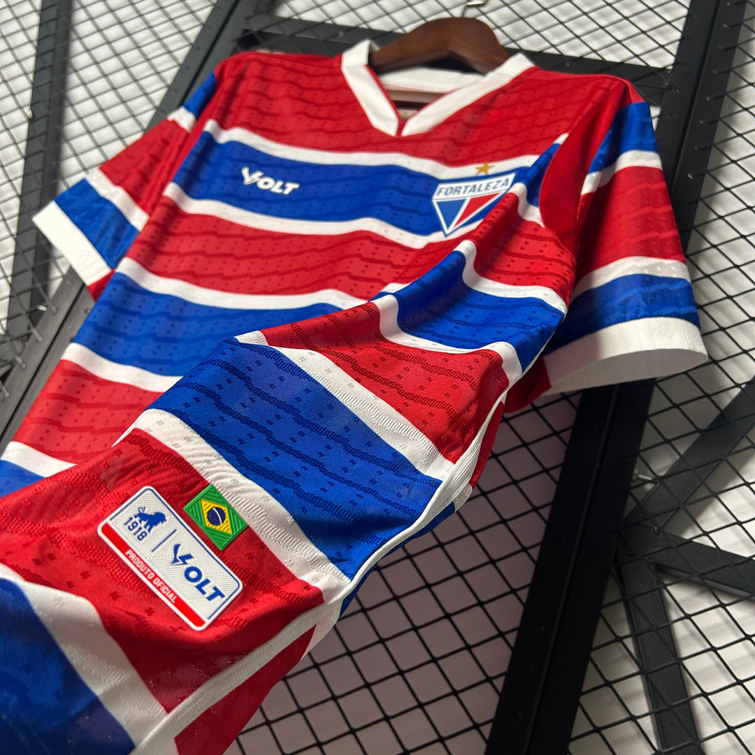 Camisa Fortaleza 25/26 Torcedor Volt Masculina - Vermelha e Azul
