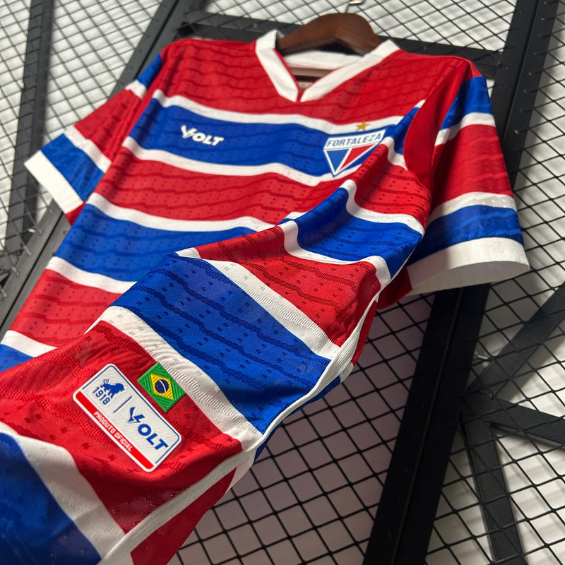 Camisa Fortaleza 25/26 Torcedor Volt Masculina - Vermelha e Azul