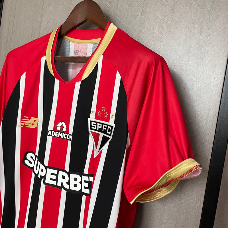 Camisa São Paulo Away 25/26 Torcedor New Balance Masculina - Tricolor