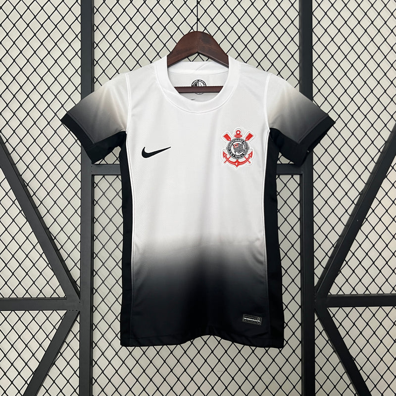 Camisa Corinthians Home 24/25 s/n° Torcedor Nike Feminina - Branca
