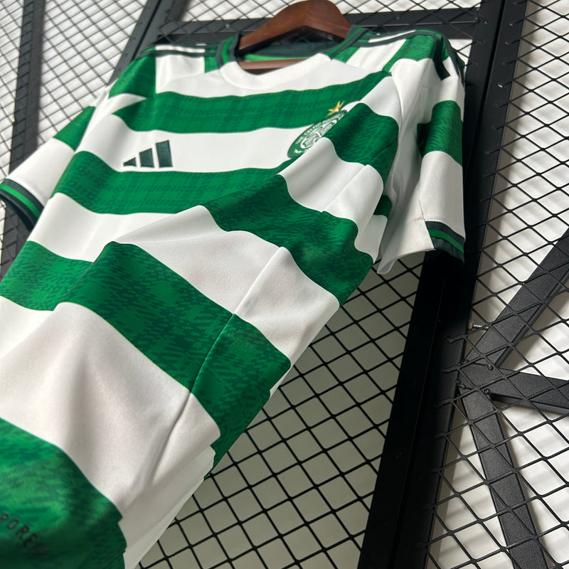 Camisa Celtic FC Home 25/26 Torcedor Adidas Masculina - Verde