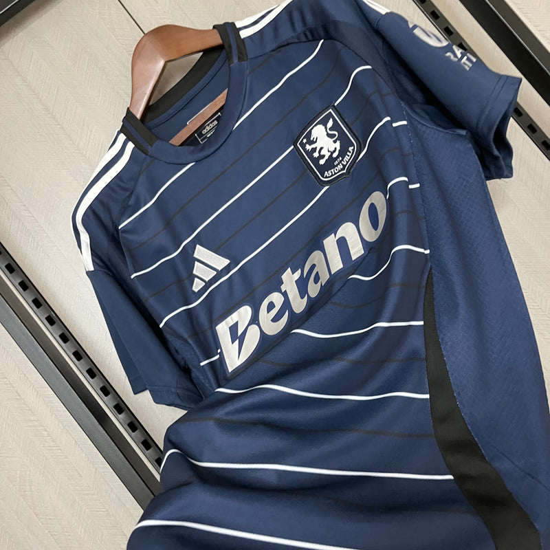 Camisa Aston Villa Third 24/25 s/n° Torcedor Adidas Masculina - Azul