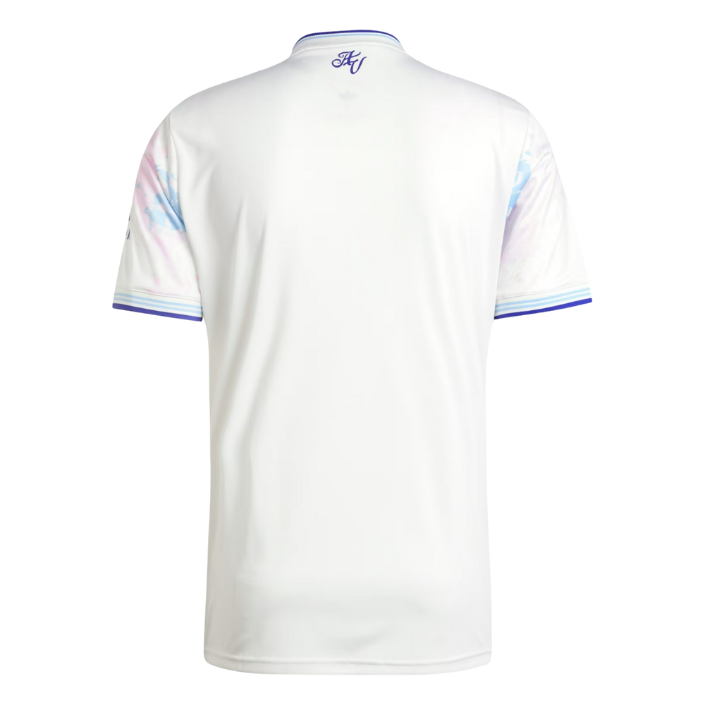 Camisa Aston Villa Away 25/26 Torcedor Adidas Masculina - Branca e Lilás