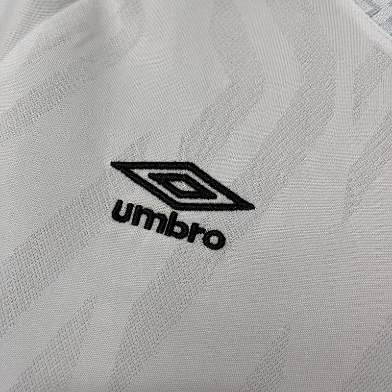 Camisa Santos Home 25/26 Torcedor Umbro Feminina - Branca