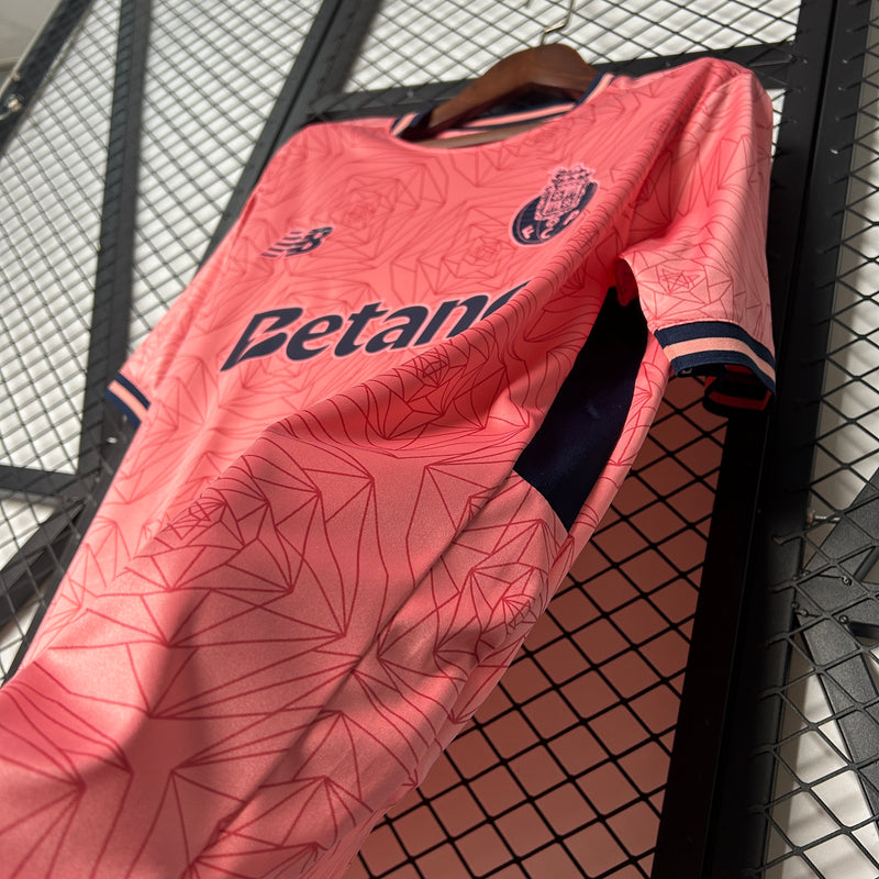 Camisa Porto Away 25/26 Torcedor New Balance Masculina - Rosa