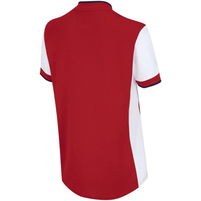 Camisa Arsenal Home 21/22 s/n° Torcedor Feminina - Vermelha