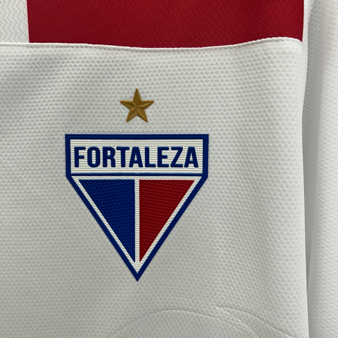 Camisa Fortaleza Away 25/26 Torcedor Volt Masculina - Branca