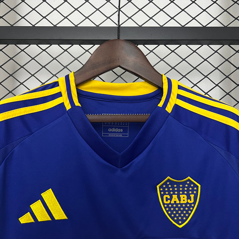 Camisa Boca Juniors Home 24/25 Torcedor Adidas Masculina - Azul e Amarela