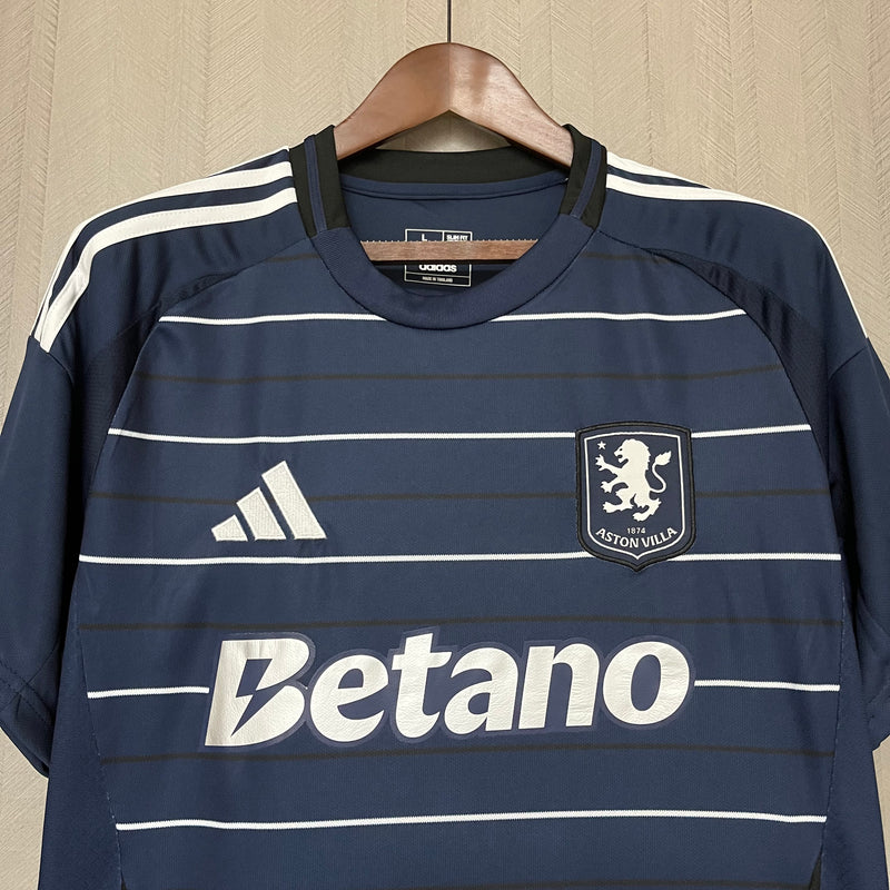 Camisa Aston Villa Third 24/25 s/n° Torcedor Adidas Masculina - Azul