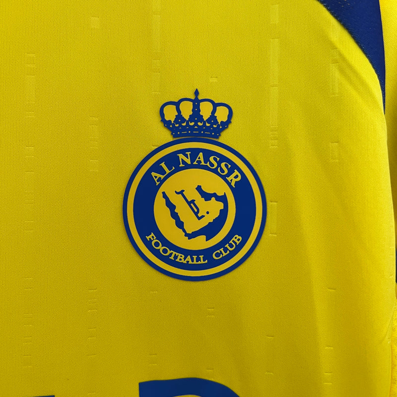Camisa Al Nassr Home 24/25 Torcedor Nike Masculina - Amarela