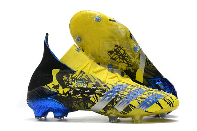 Chuteira Campo Adidas Predator Freak .1 FG Xmen/Black/Yellow/Blue - Cano Alto