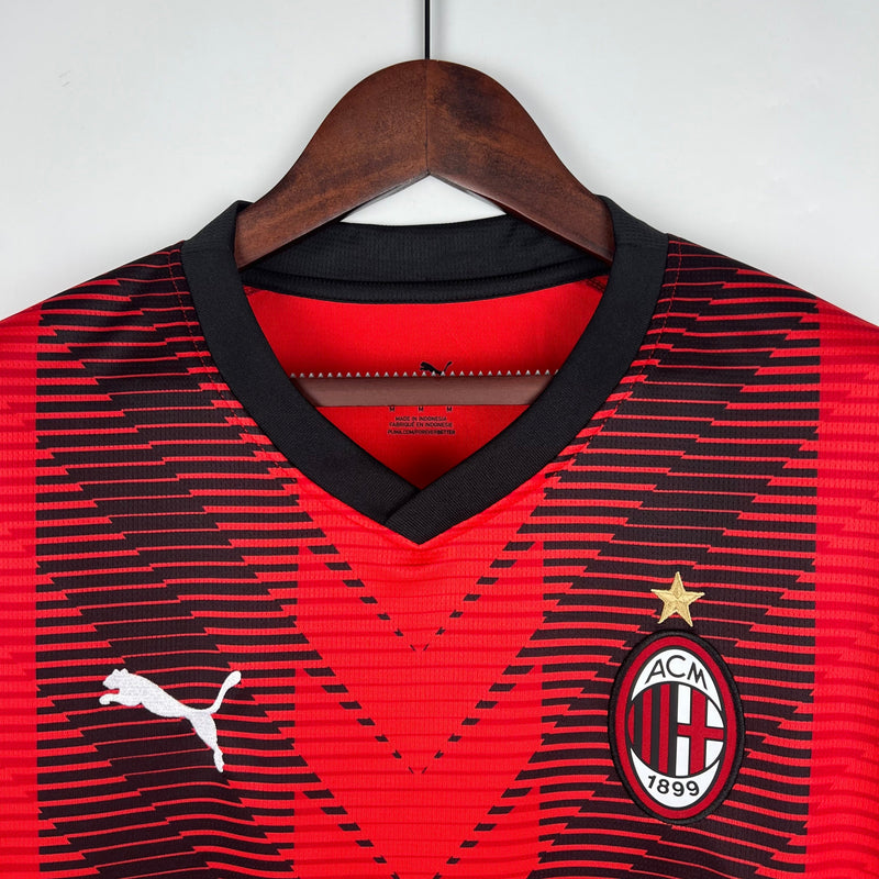 Camisa Milan I 23/24 Puma - Vermelha