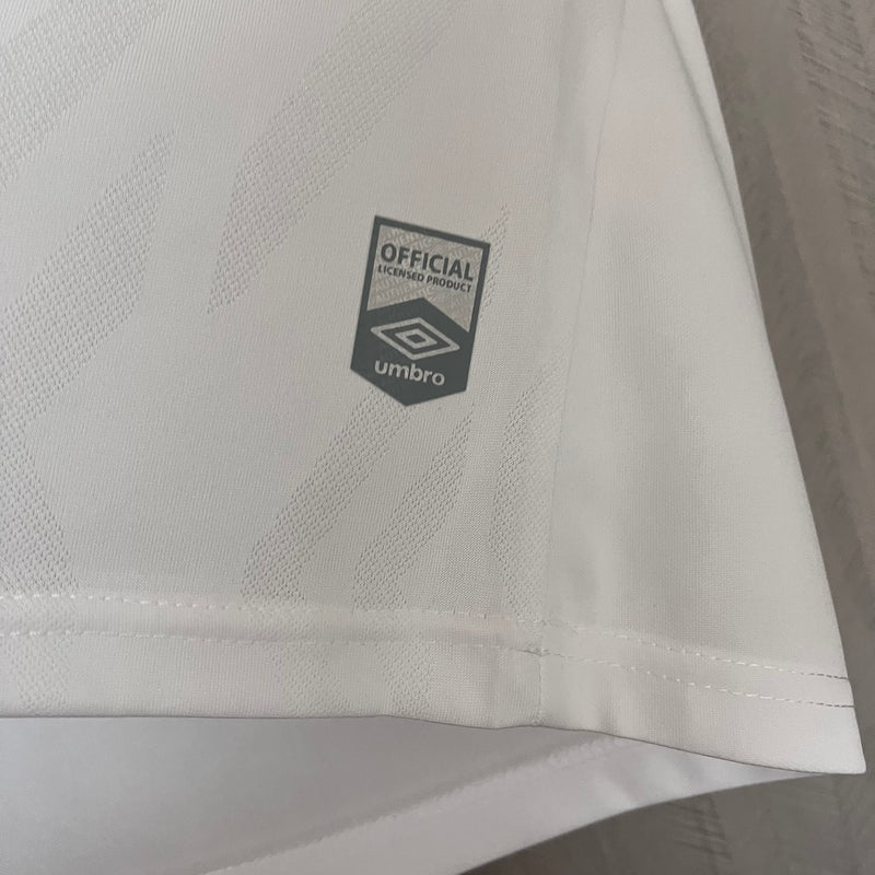 Camisa Santos Home 25/26 Torcedor Umbro Feminina - Branca