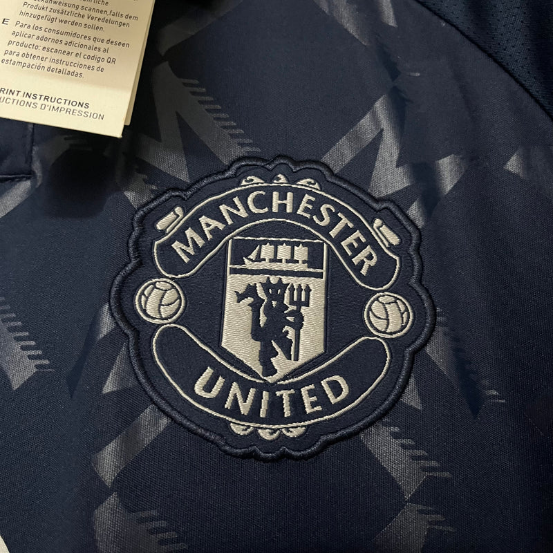 Camisa Manchester United Away 24/25 s/n° Torcedor Adidas Masculina - Azul