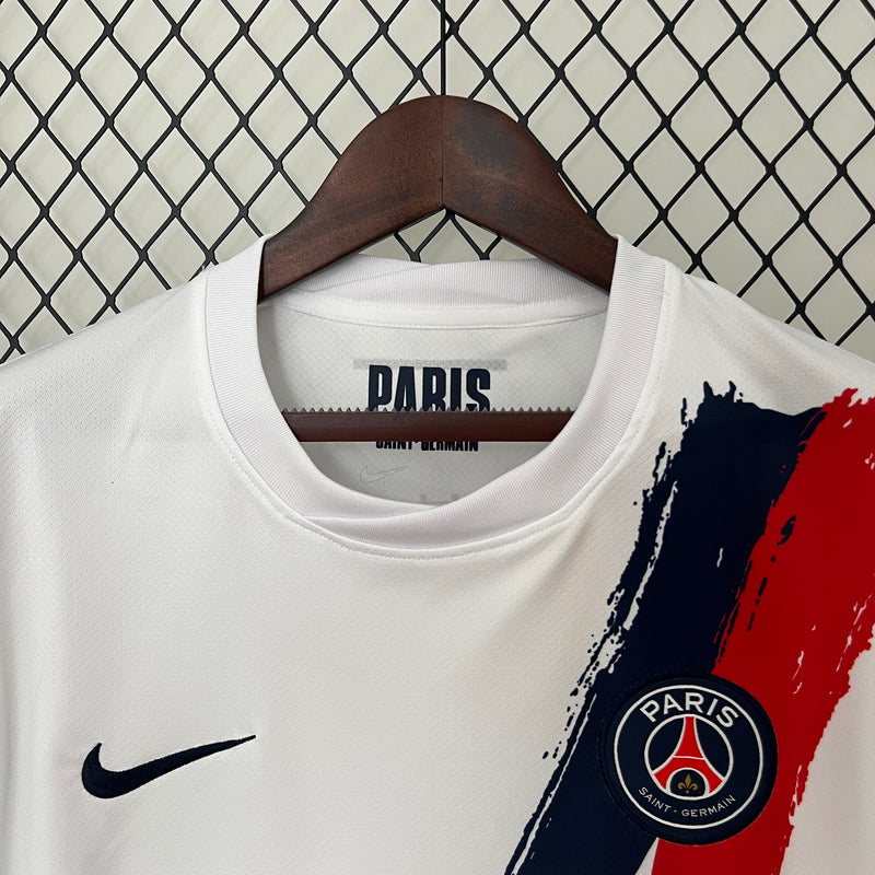 Camisa PSG Away 24/25 s/n° Torcedor Masculina - Branca