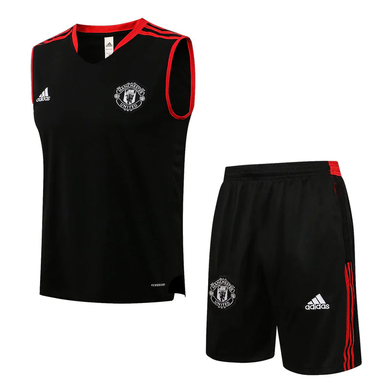 Manchester United T-Shirt Set - Black+Red