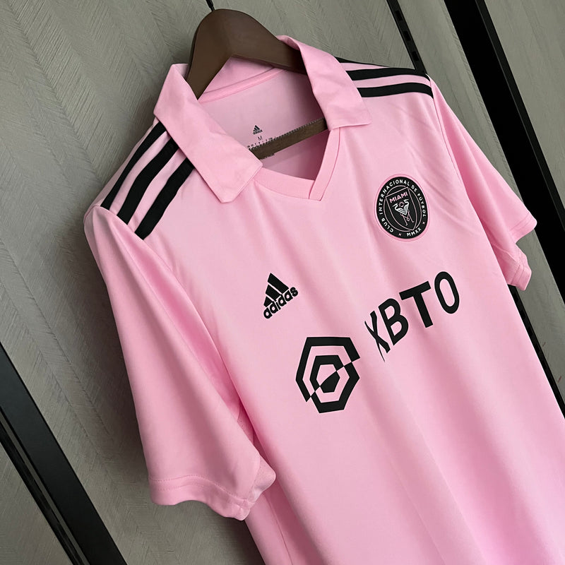 Camisa Inter Miami Home 23/24 s/n° Torcedor Adidas Masculina - Rosa