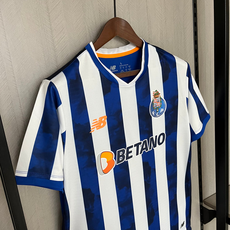 Camisa Porto Home 24/25 Torcedor New Balance Masculina - Azul