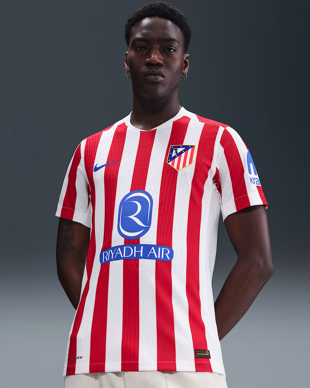 Camisa Atlético de Madrid Home 25/26 Jogador Nike Masculina - Vermelha e Branca