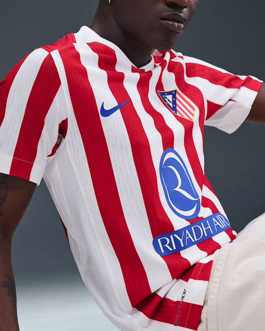 Camisa Atlético de Madrid Home 25/26 Jogador Nike Masculina - Vermelha e Branca