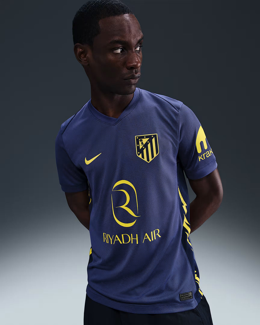 Camisa Atlético de Madrid Away 25/26 Torcedor Nike Masculino - Azul