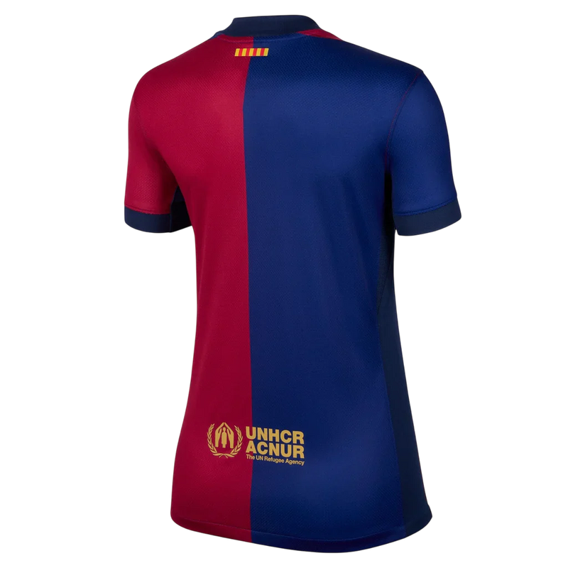 Camisa Barcelona Home 24/25 s/n° Torcedor Nike Feminina - Azul e Grená