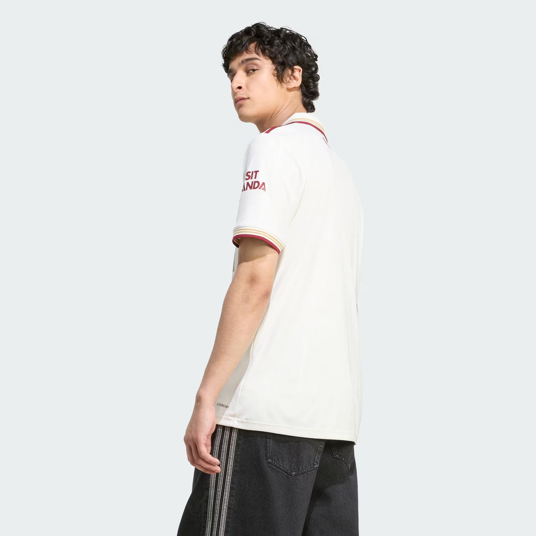 Camisa Arsenal Third 25/26 Torcedor Adidas Masculina - Bege