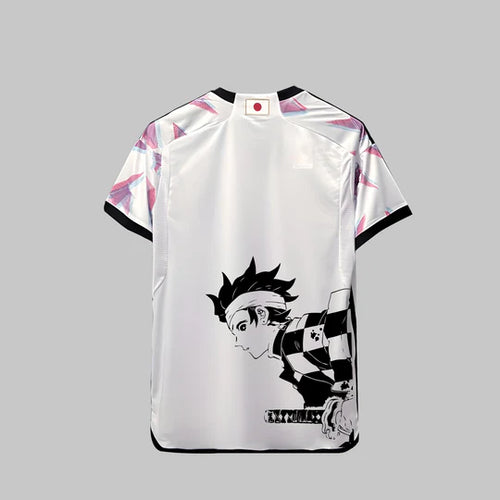 Camisa Japão Demon Slayer 24/25 "Tanjiro" Torcedor Adidas Masculina - Preta e Branca